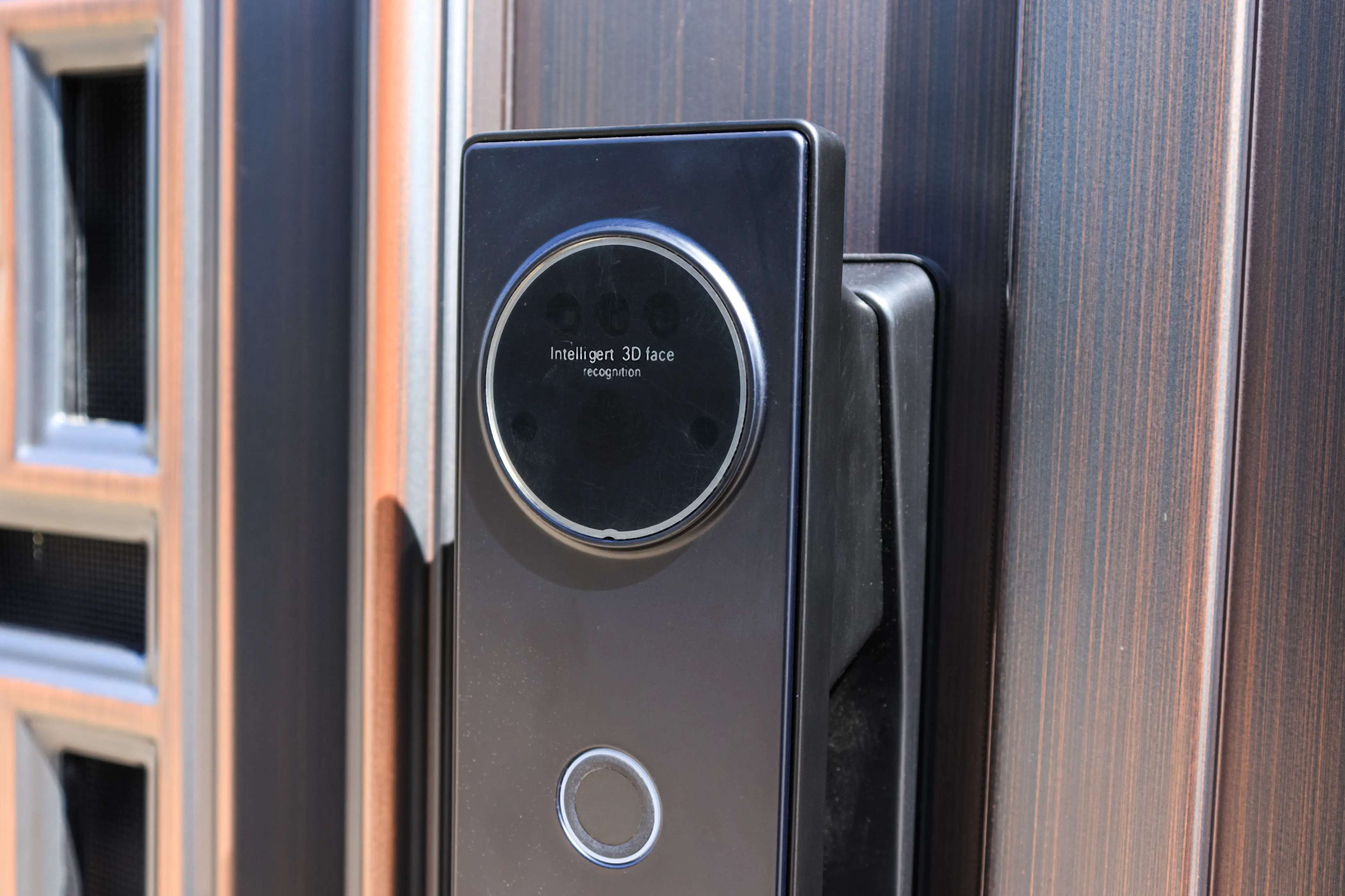 3D face recognition section of the smart lock