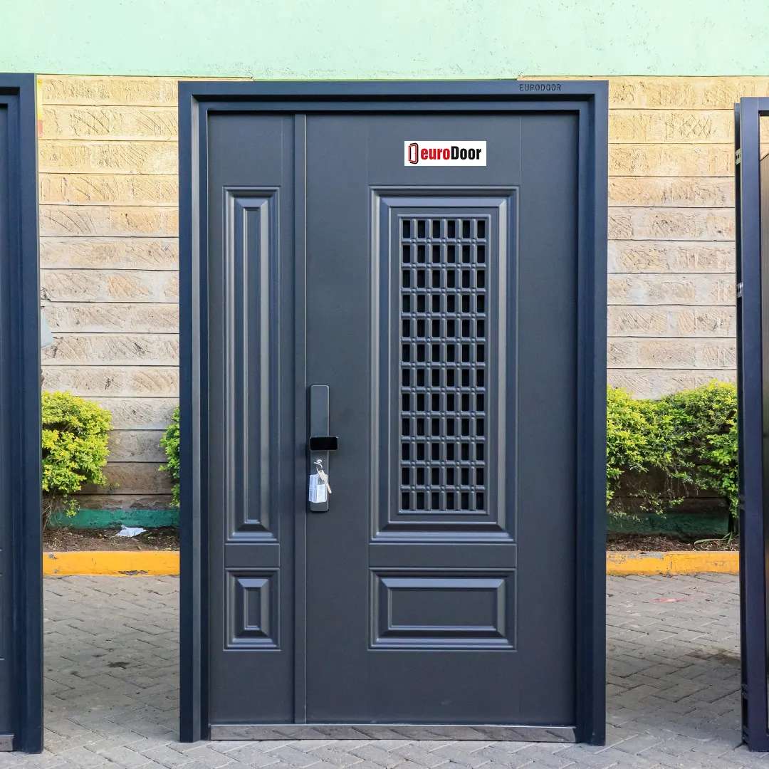 single and double steel meshed doors